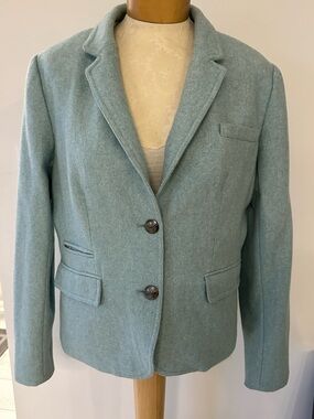 Banana Republic Women's Tailored Blazer in Soft Teal